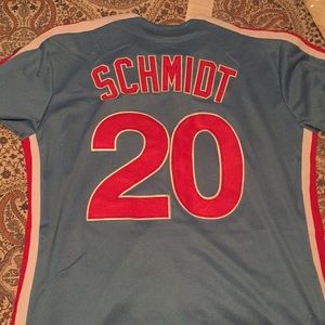 Mike Schmidt retro Phillies jersey